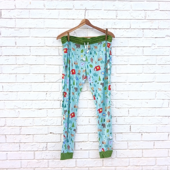 Little Sleepies Bamboo Pajama Set Happy Campers Medium - Picture 5 of 9